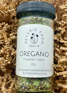 Culinary Herbs: Oregano, Marjoram, Sage, Rosemary, Lovage, Thyme bottles, easy gift for everyone