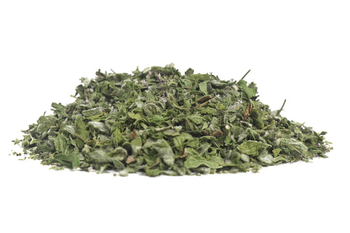 Peppermint dried herb tea, bulk Mentha piperita sustainable USA grown